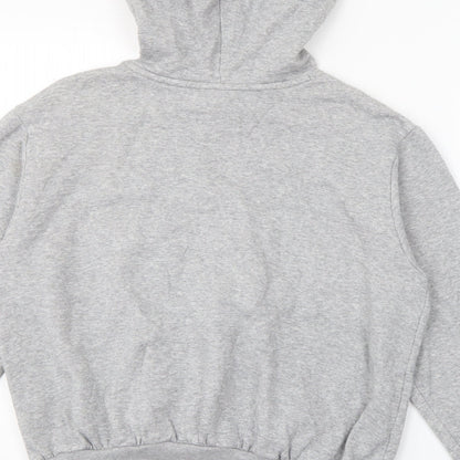 H&M Womens Grey  Cotton Pullover Hoodie Size S   - NASA