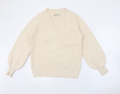 Womens UK Size S NEXT Ivory Pullover Jumper
