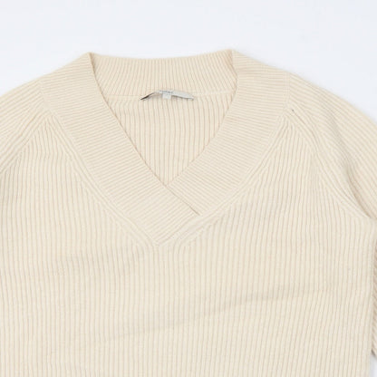 Womens UK Size S NEXT Ivory Pullover Jumper