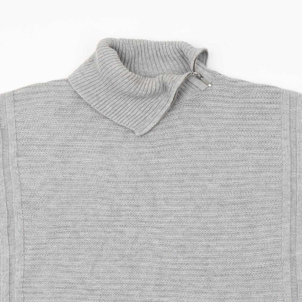 Womens UK Size S Wallis Grey Pullover Jumper