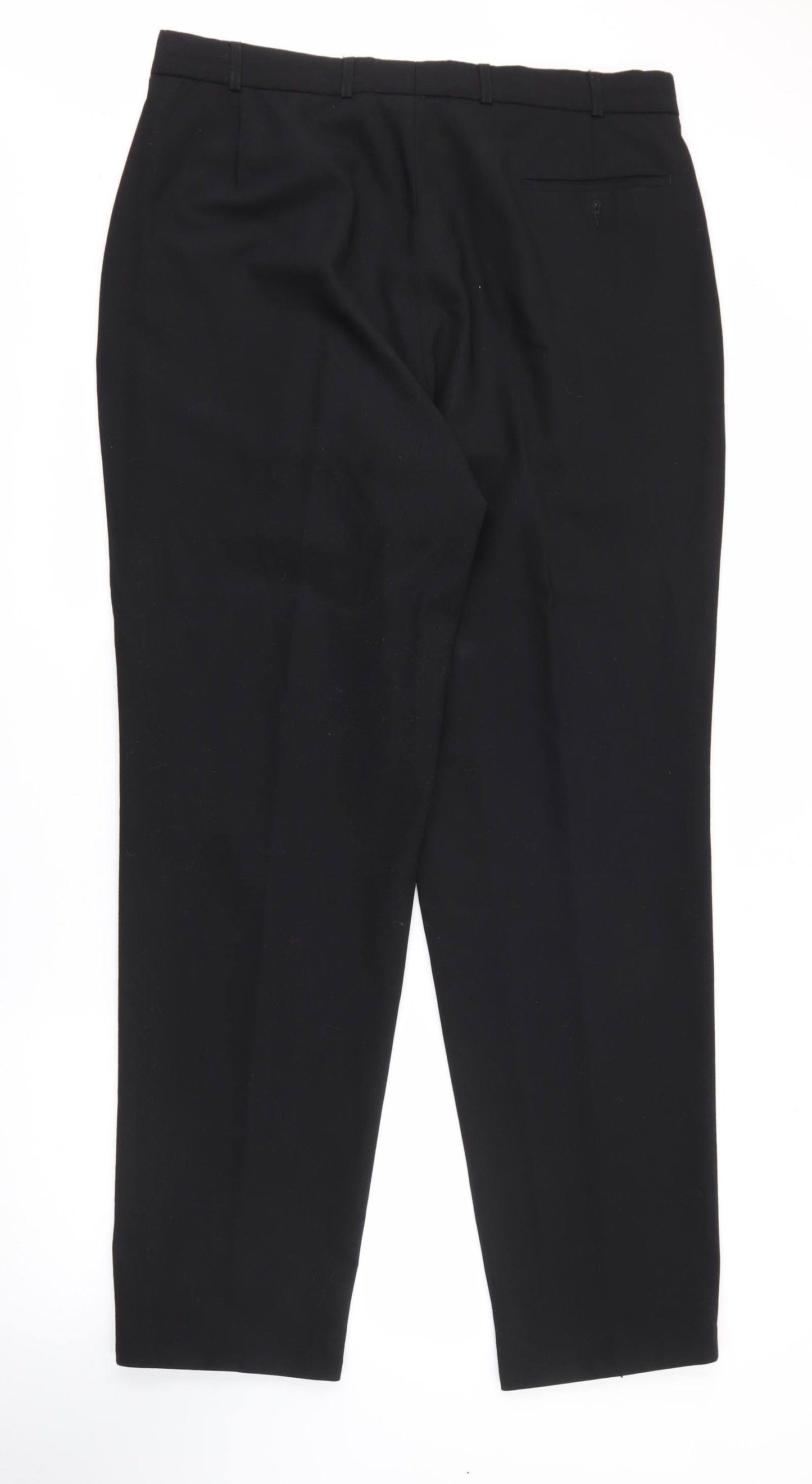 Womens UK Size 36 in Preworn Regular Fit  Black Trousers
