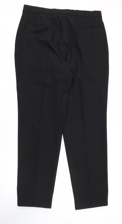 Womens UK Size 36 in Preworn Regular Fit  Black Trousers