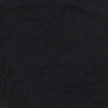 H&M Womens Black  Cotton Pullover Sweatshirt Size S