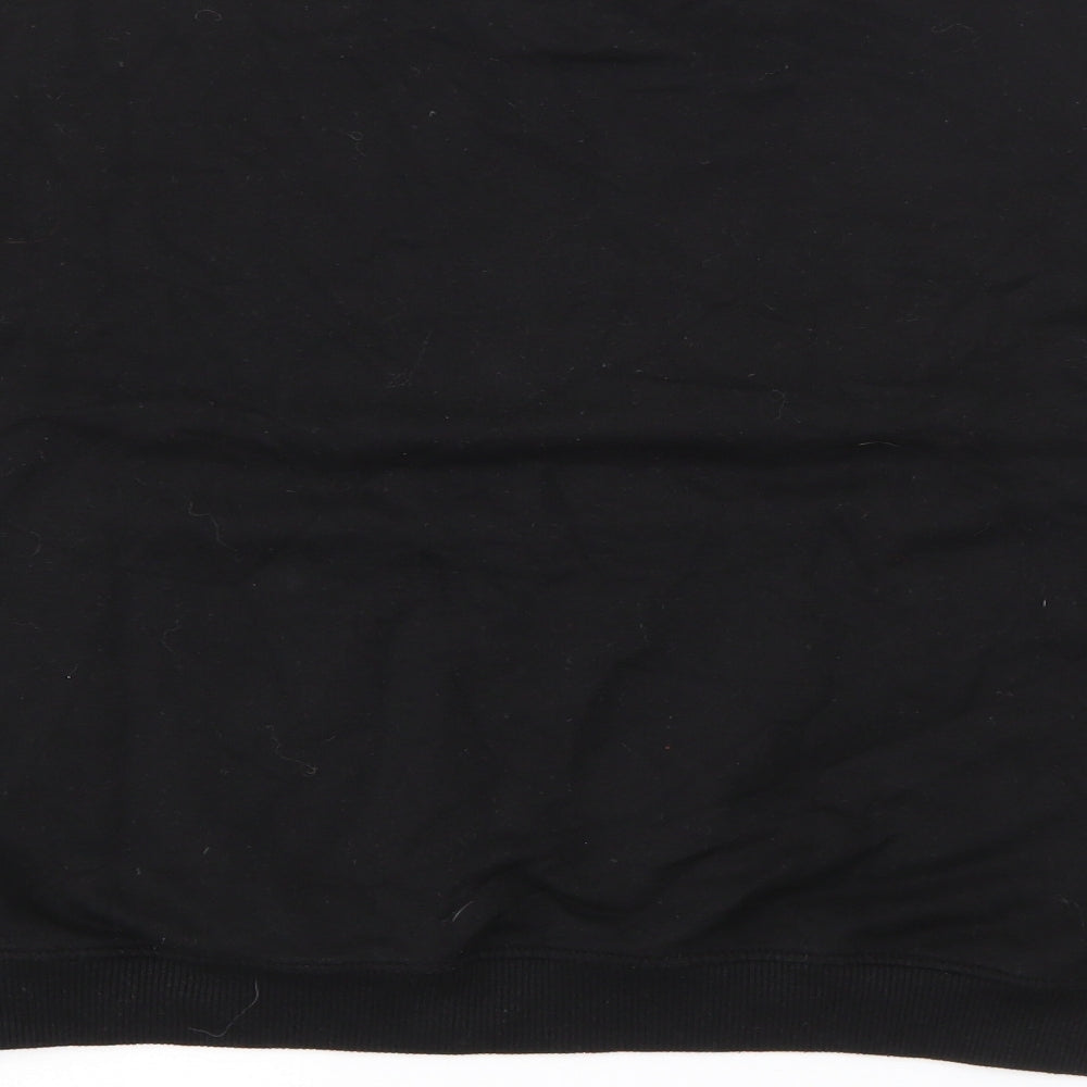 New Look Girls Black  Cotton Pullover Sweatshirt Size 14-15 Years   - New York