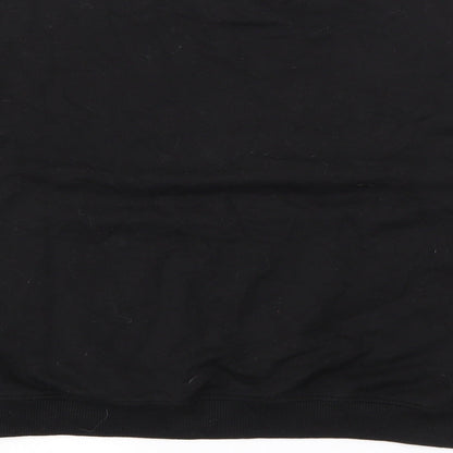 New Look Girls Black  Cotton Pullover Sweatshirt Size 14-15 Years   - New York
