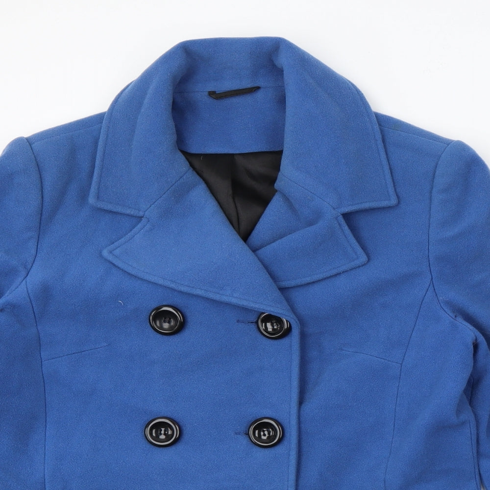 Womens UK Size 14 M&Co Blue Jacket