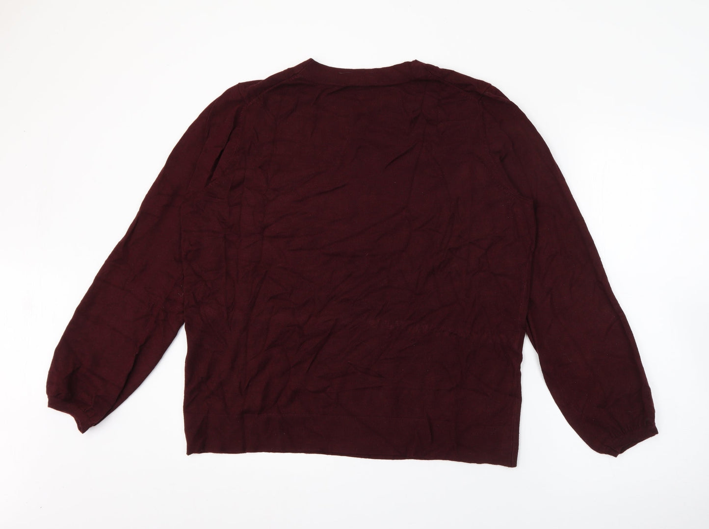 Womens UK Size 16 Street One Red Pullover Jumper