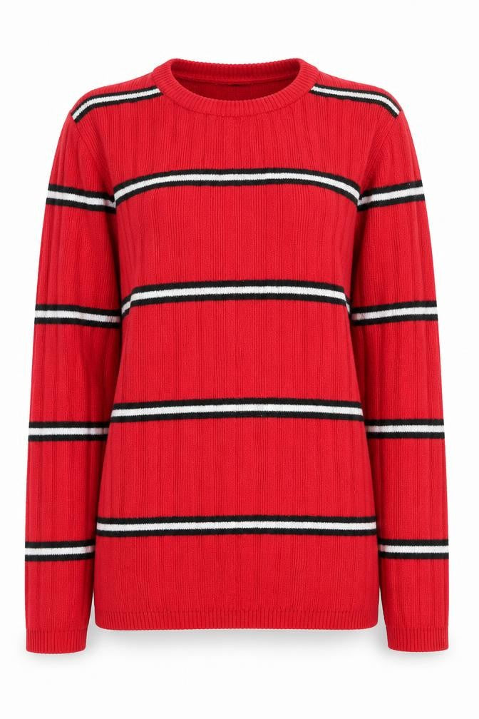 Womens UK Size 12 Primark Red Pullover Jumper