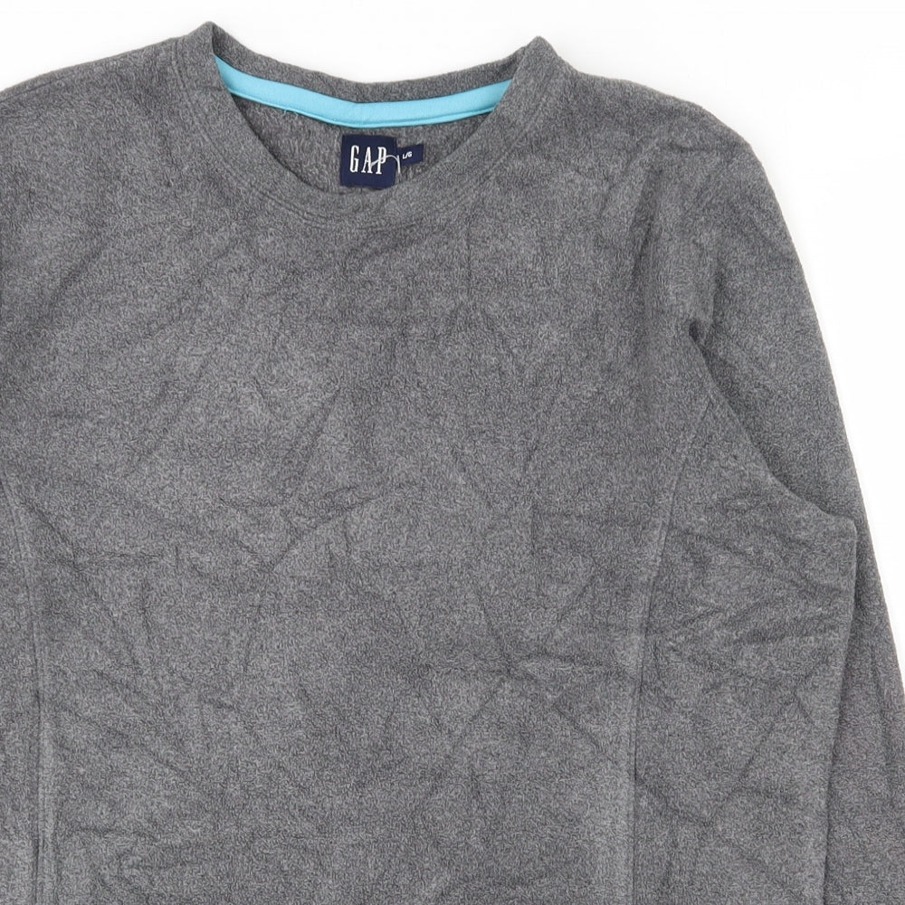 Gap Womens Grey  Polyester Pullover Sweatshirt Size L  Pullover