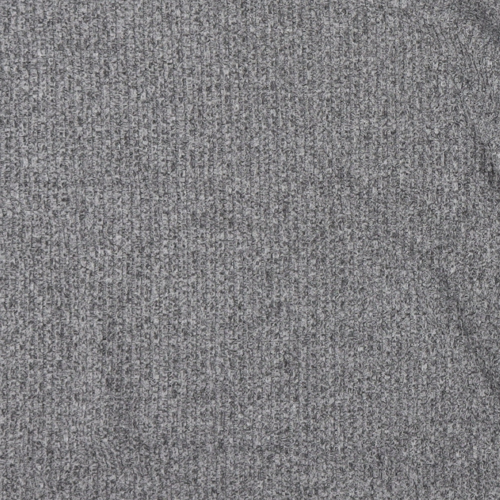Primark Womens Grey Round Neck  Polyester Pullover Jumper Size 12