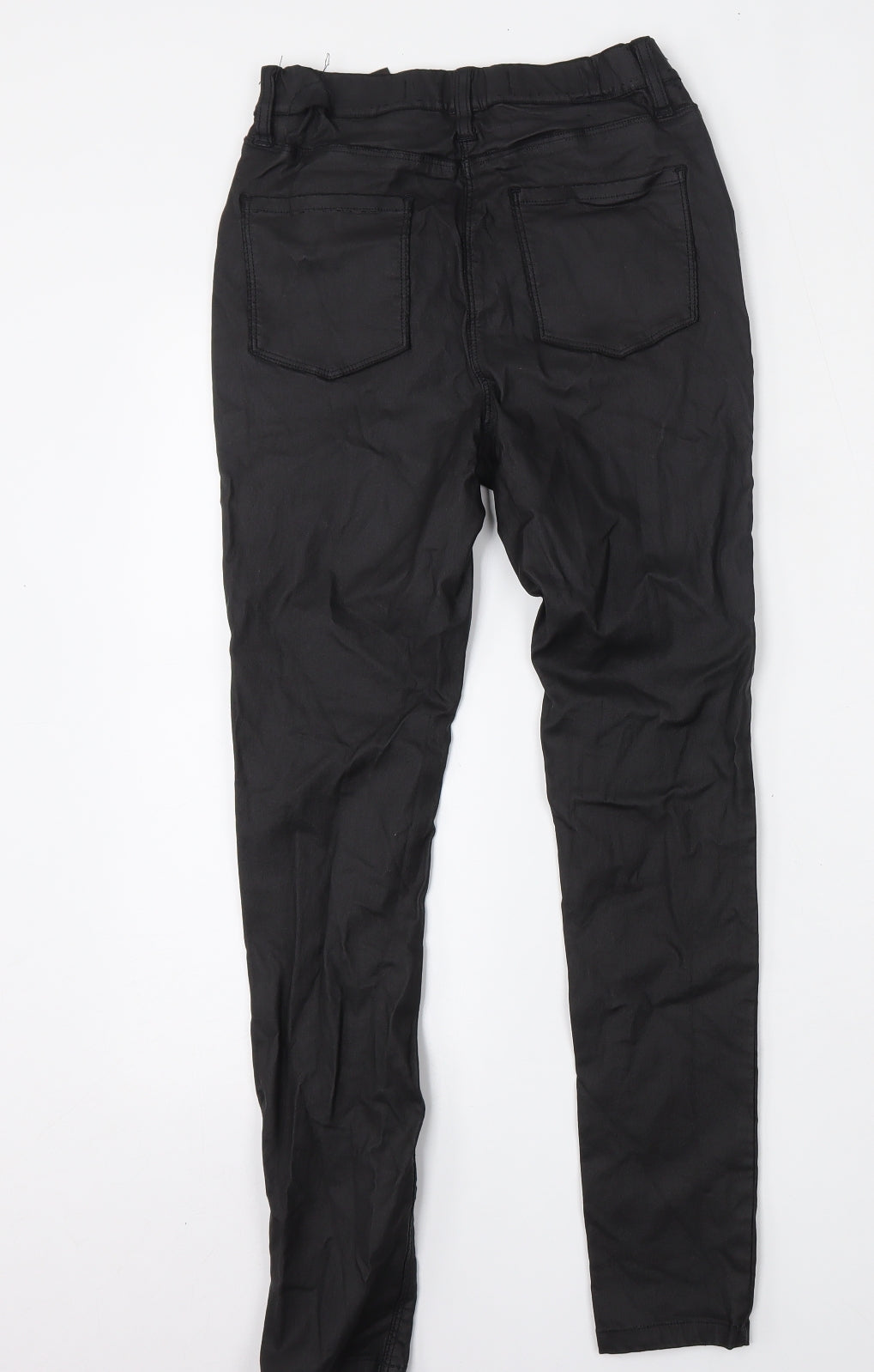 NEXT Womens Black  Viscose Jegging Jeans Size 10 L28 in Regular