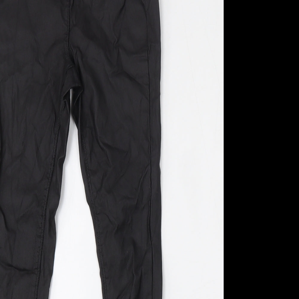 NEXT Womens Black  Viscose Jegging Jeans Size 10 L28 in Regular