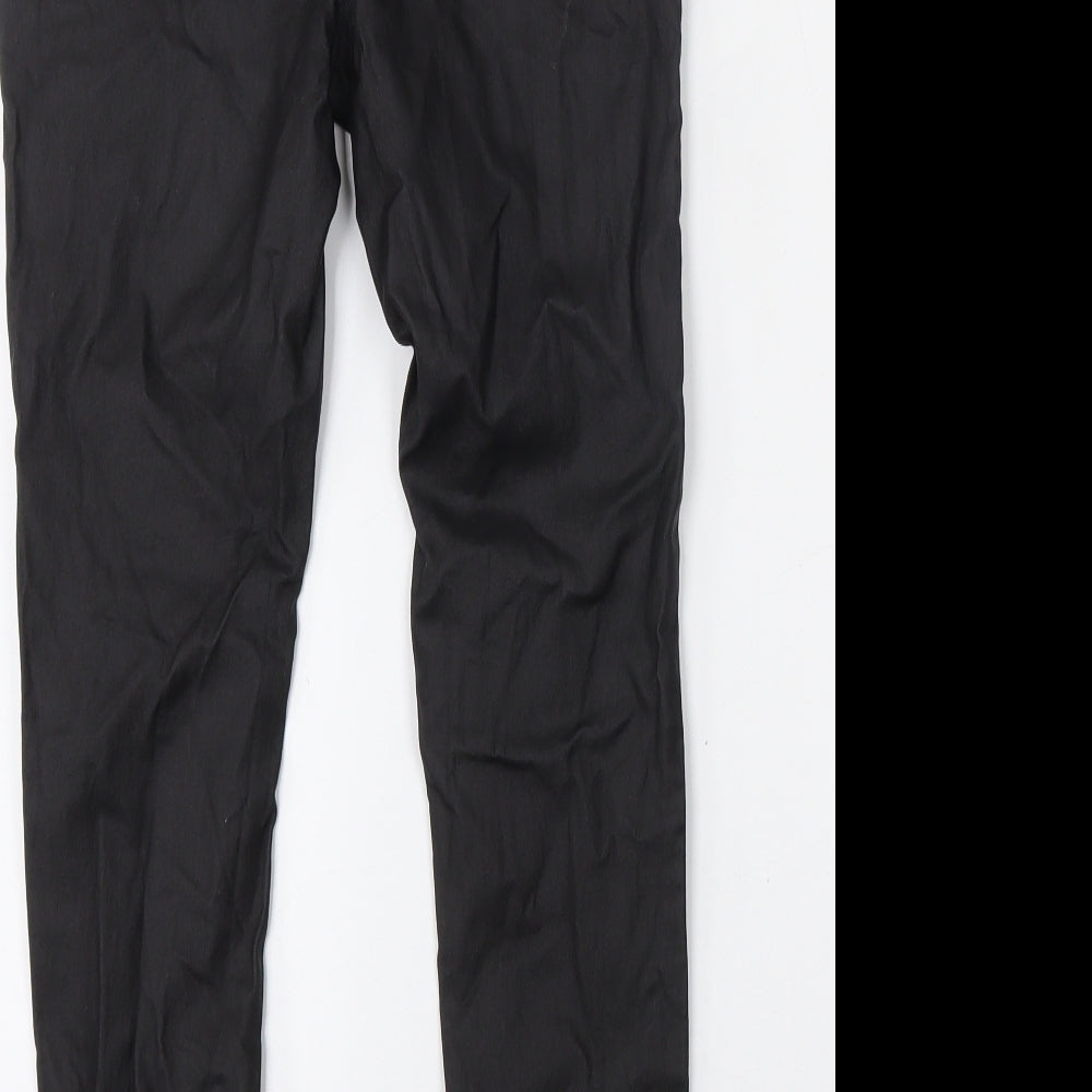 NEXT Womens Black  Viscose Jegging Jeans Size 10 L28 in Regular