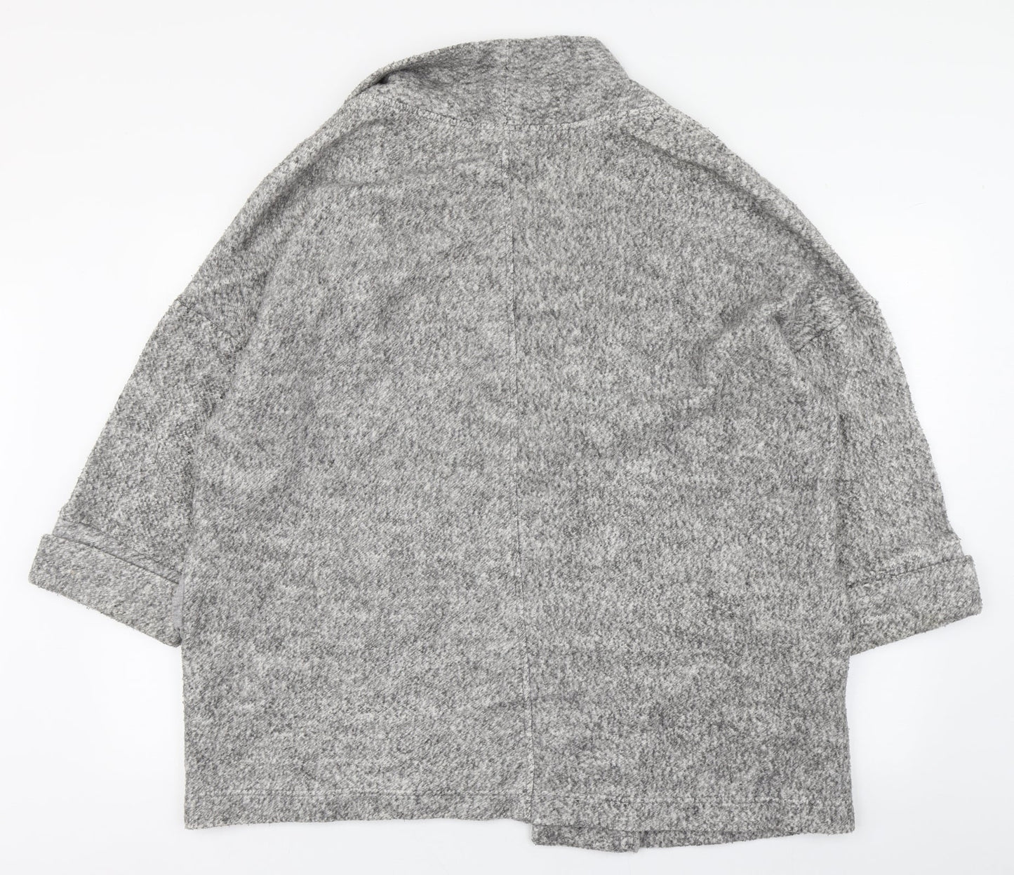 Primark Womens Grey V-Neck  Cotton Cardigan Jumper Size M