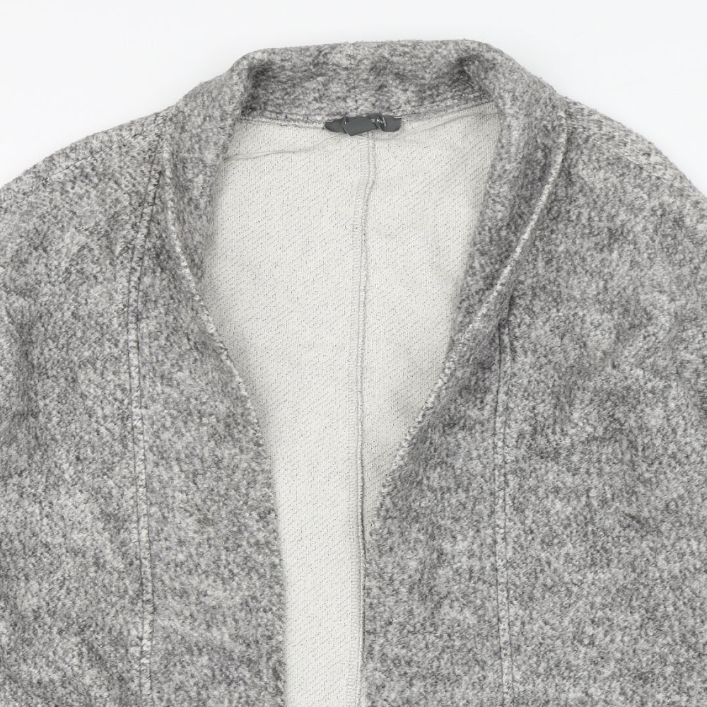 Primark Womens Grey V-Neck  Cotton Cardigan Jumper Size M