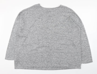 Womens UK Size 18 Peacocks Grey Pullover Jumper