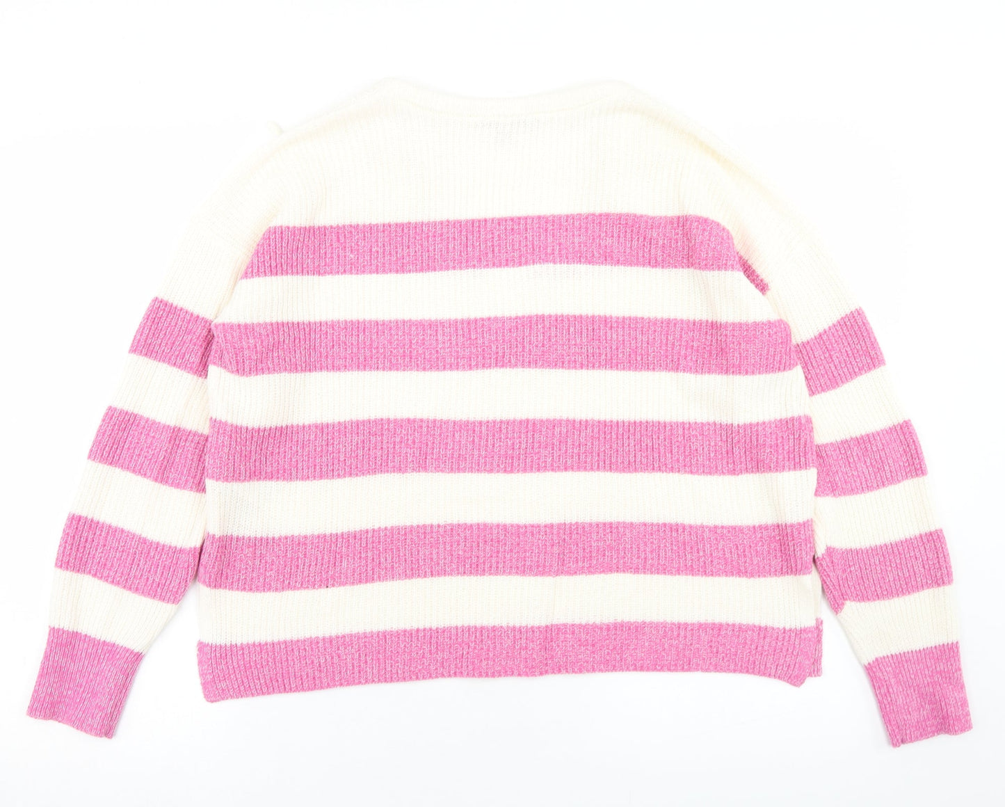 Womens UK Size M EDC Pink Pullover Jumper