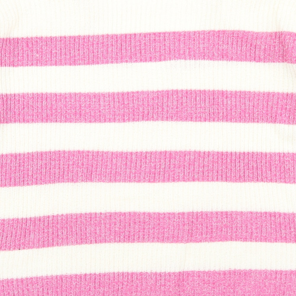 Womens UK Size M EDC Pink Pullover Jumper