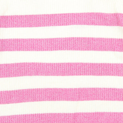 Womens UK Size M EDC Pink Pullover Jumper