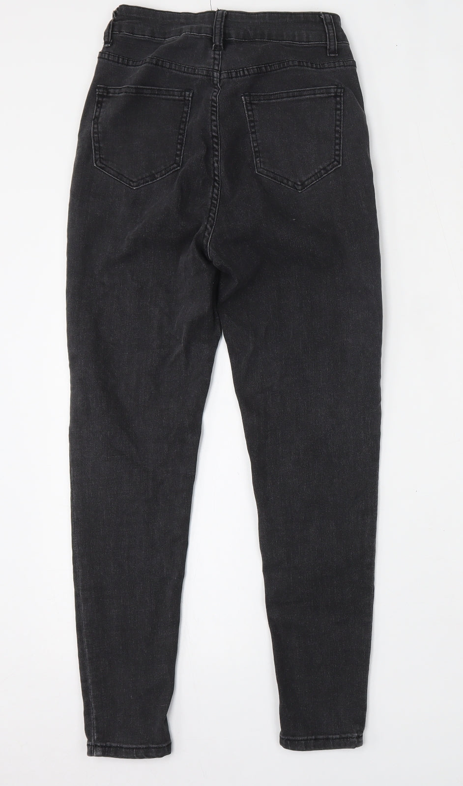 SheIn Womens Black  Cotton Skinny Jeans Size XS L25 in Regular Button