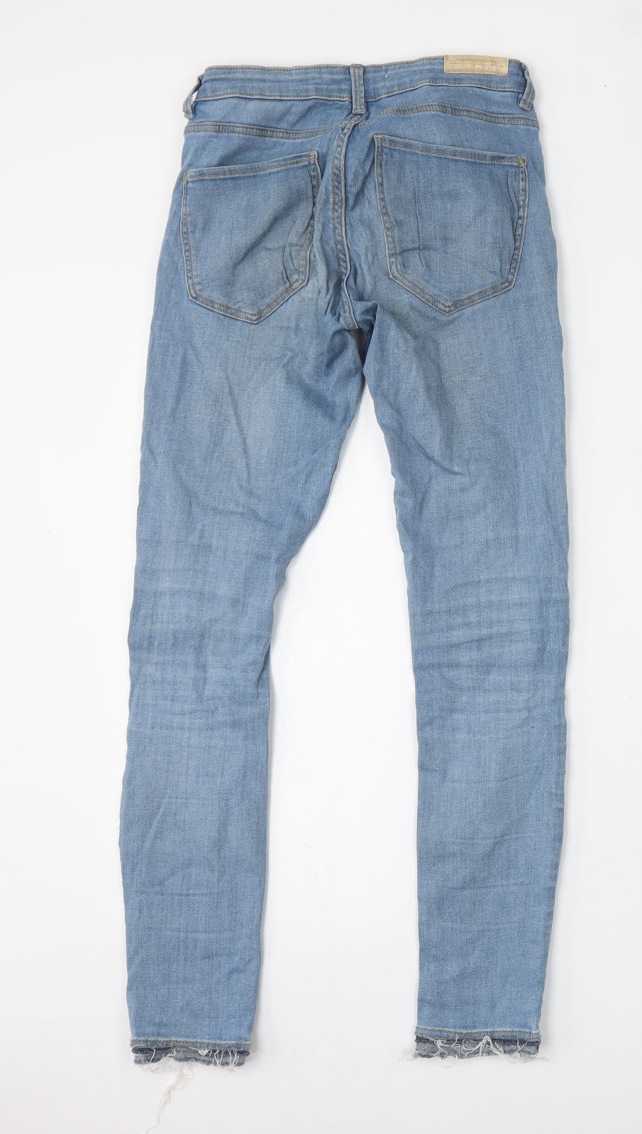 Zara Womens Blue  Polyester Skinny Jeans Size 26 L27 in Regular Button