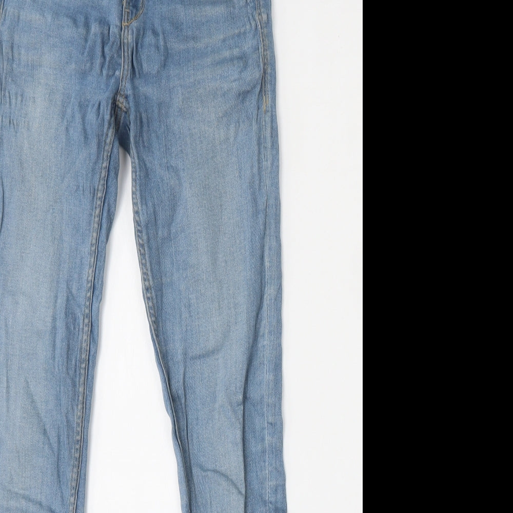 Zara Womens Blue  Polyester Skinny Jeans Size 26 L27 in Regular Button