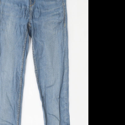 Zara Womens Blue  Polyester Skinny Jeans Size 26 L27 in Regular Button