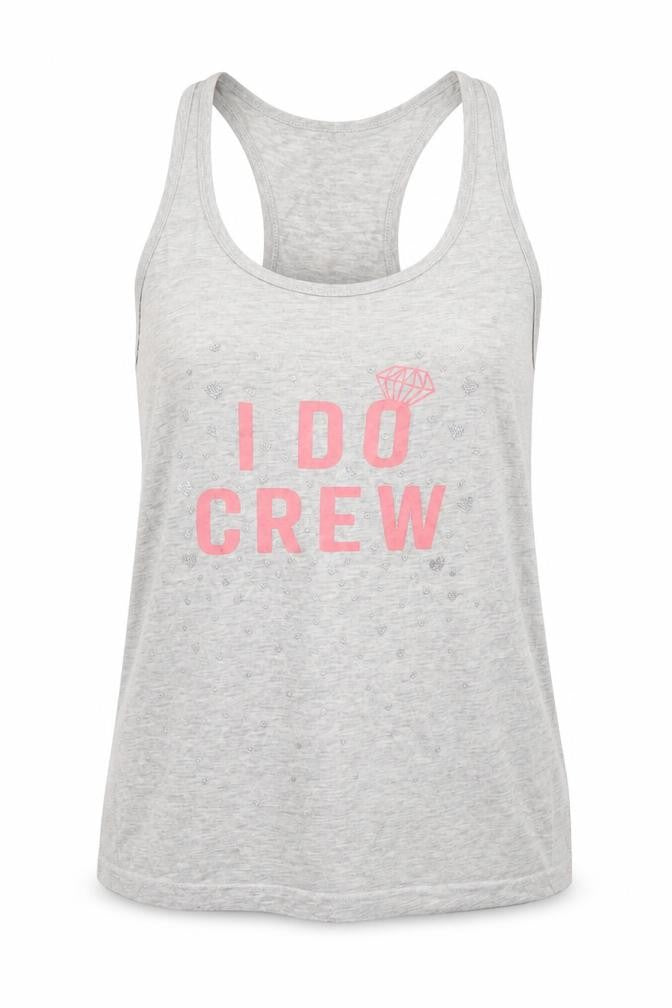 Womens UK Size 6 Primark Grey Basic Tank