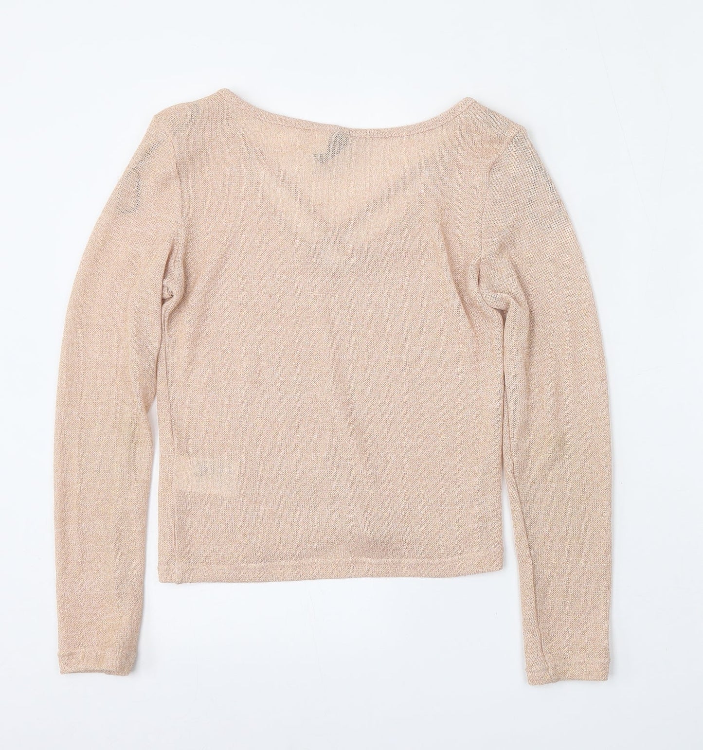 Womens UK Size S Divided by H&M Pink Basic Blouse