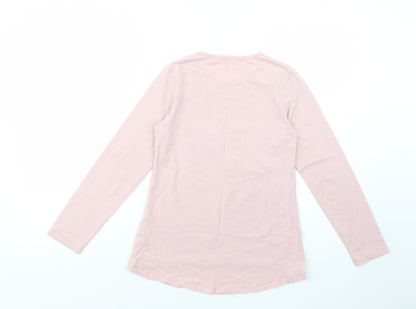 Love Gorgeous Girls Pink  Cotton Pullover T-Shirt Size 11-12 Years Crew Neck Pullover - Fashion Girls