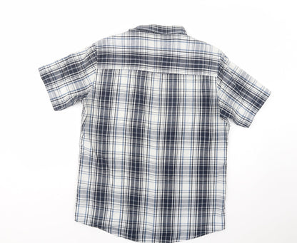 Mens UK Size M Originals Blue  Button-Up Short Sleeve Casual Shirt