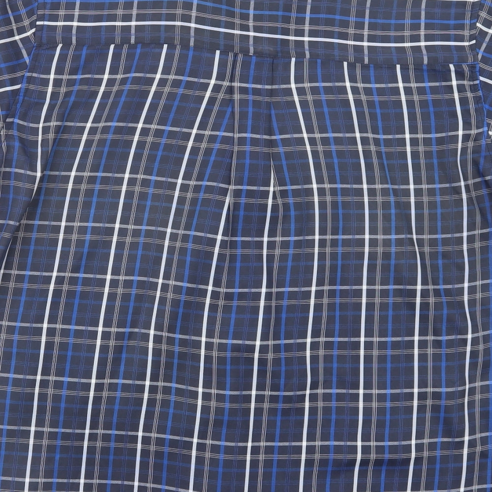 Mens UK Size M Originals Blue  Button-Up Short Sleeve Casual Shirt