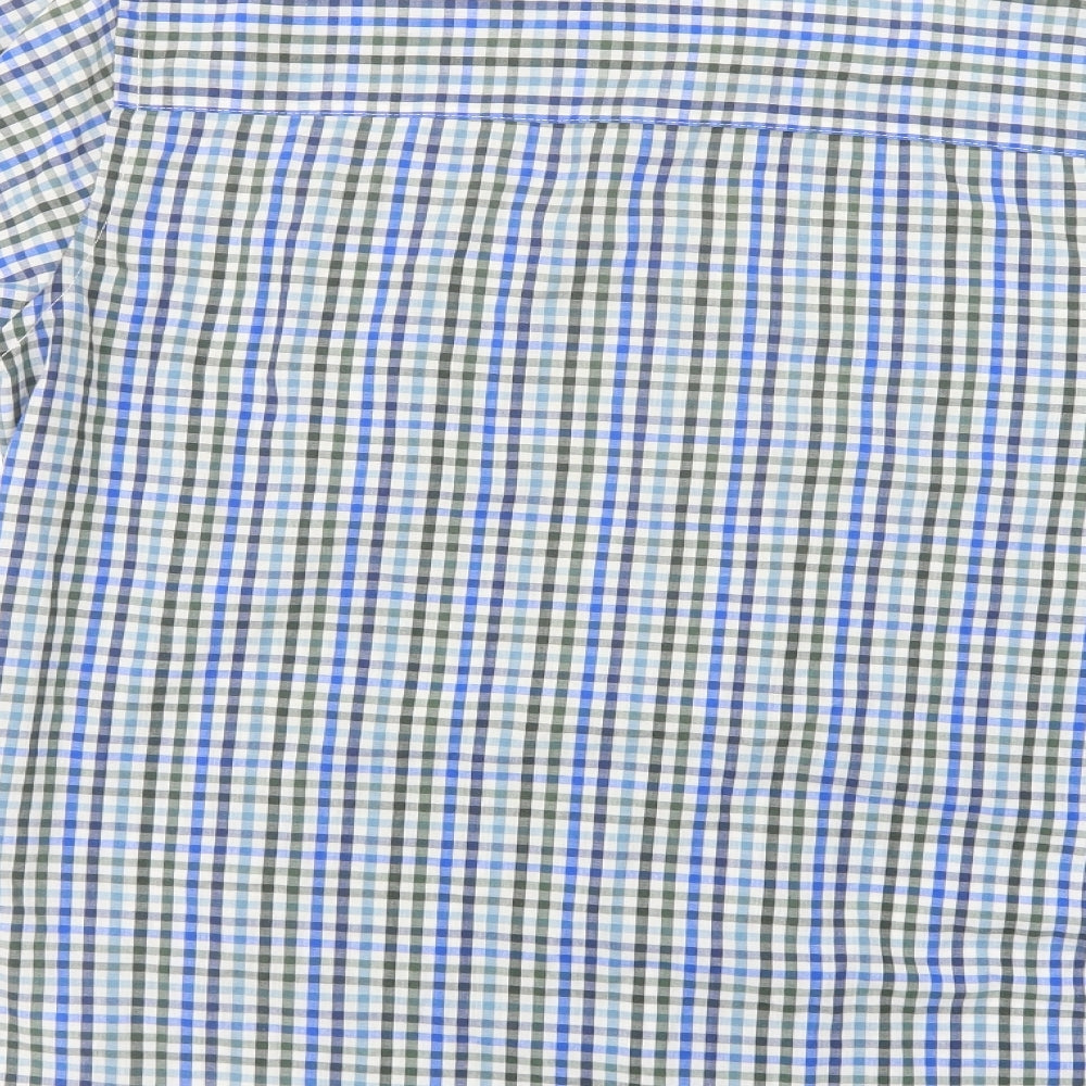 Mens UK Size M Originals Blue  Button-Up Short Sleeve Casual Shirt