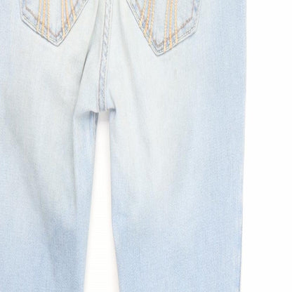 Hollister Womens Blue  Cotton Skinny Jeans Size XS L28 in Regular Button