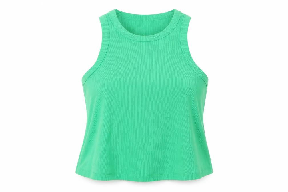 Womens UK Size 2XL Dunnes Stores Green Basic Tank