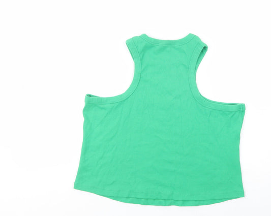 Womens UK Size 2XL Dunnes Stores Green Basic Tank