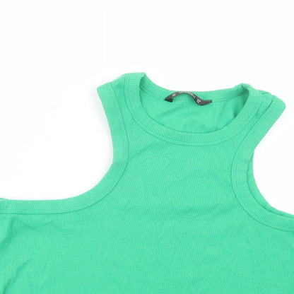 Womens UK Size 2XL Dunnes Stores Green Basic Tank