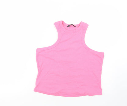 Womens UK Size XL Dunnes Stores Pink Basic Tank