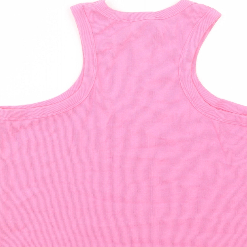 Womens UK Size XL Dunnes Stores Pink Basic Tank