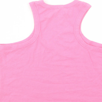Womens UK Size XL Dunnes Stores Pink Basic Tank