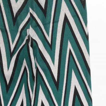 Womens UK Size S VERO MODA Regular Fit  Green Trousers