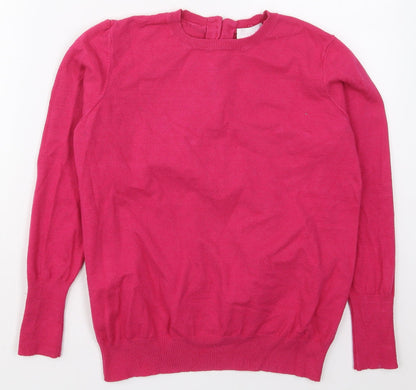 Womens UK Size M Savoir Pink Pullover Jumper