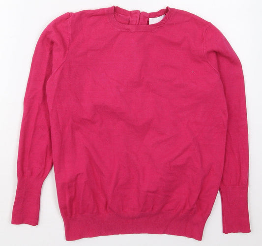 Womens UK Size M Savoir Pink Pullover Jumper