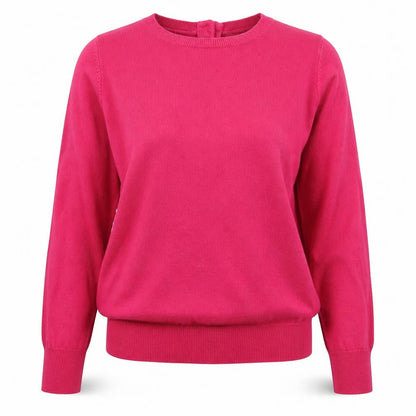 Womens UK Size M Savoir Pink Pullover Jumper