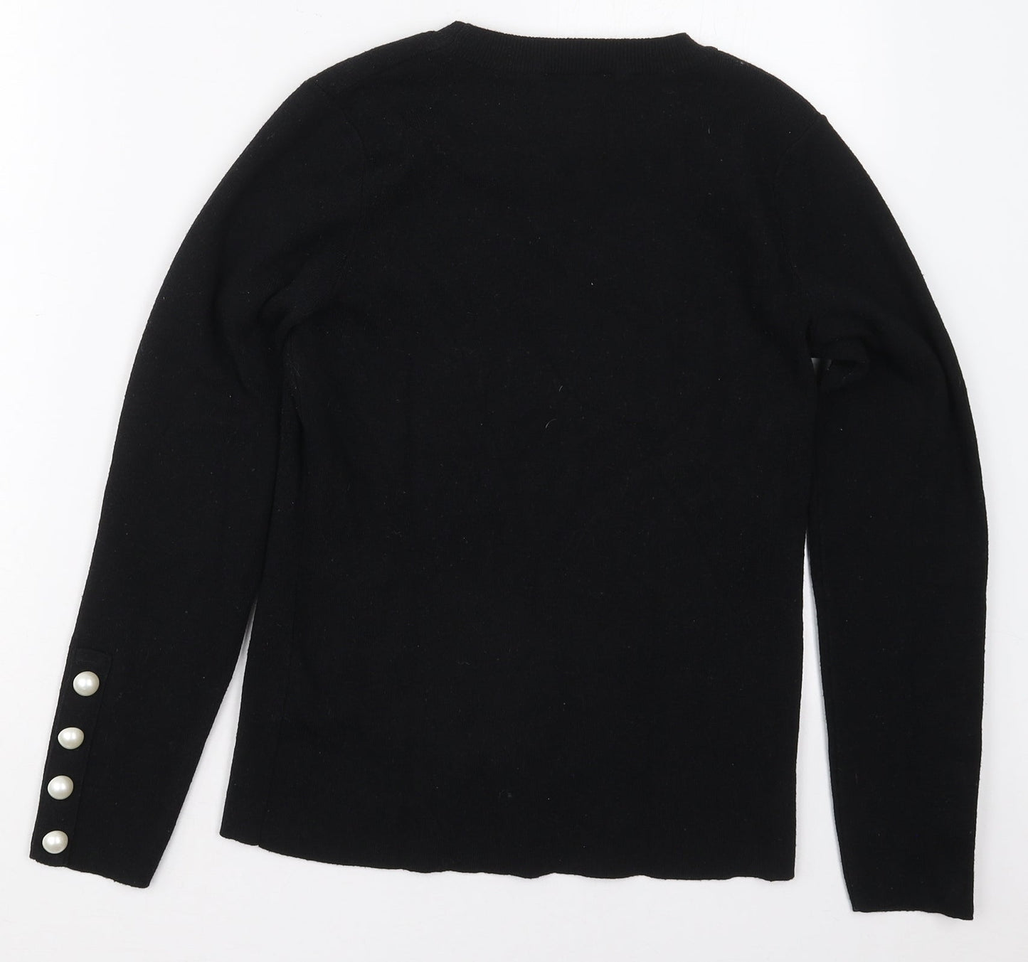 Womens UK Size M Savior Black Pullover Jumper