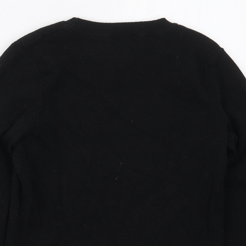 Womens UK Size M Savior Black Pullover Jumper