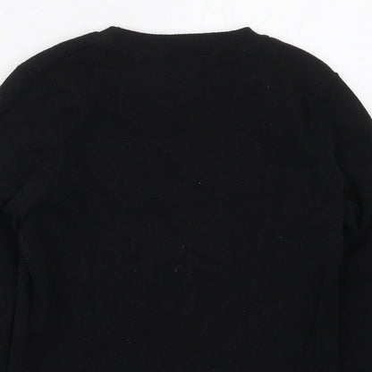 Womens UK Size M Savior Black Pullover Jumper