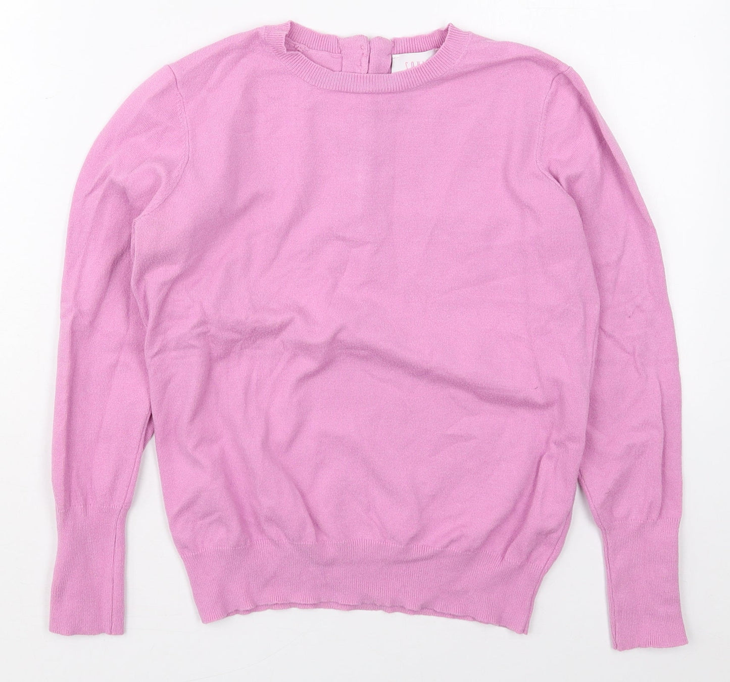 Womens UK Size M Savior Pink Pullover Jumper