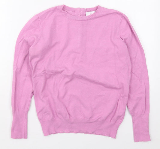 Womens UK Size M Savior Pink Pullover Jumper