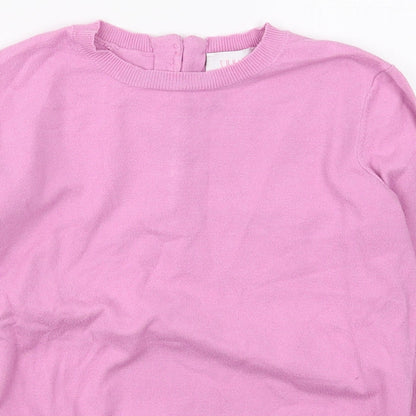 Womens UK Size M Savior Pink Pullover Jumper